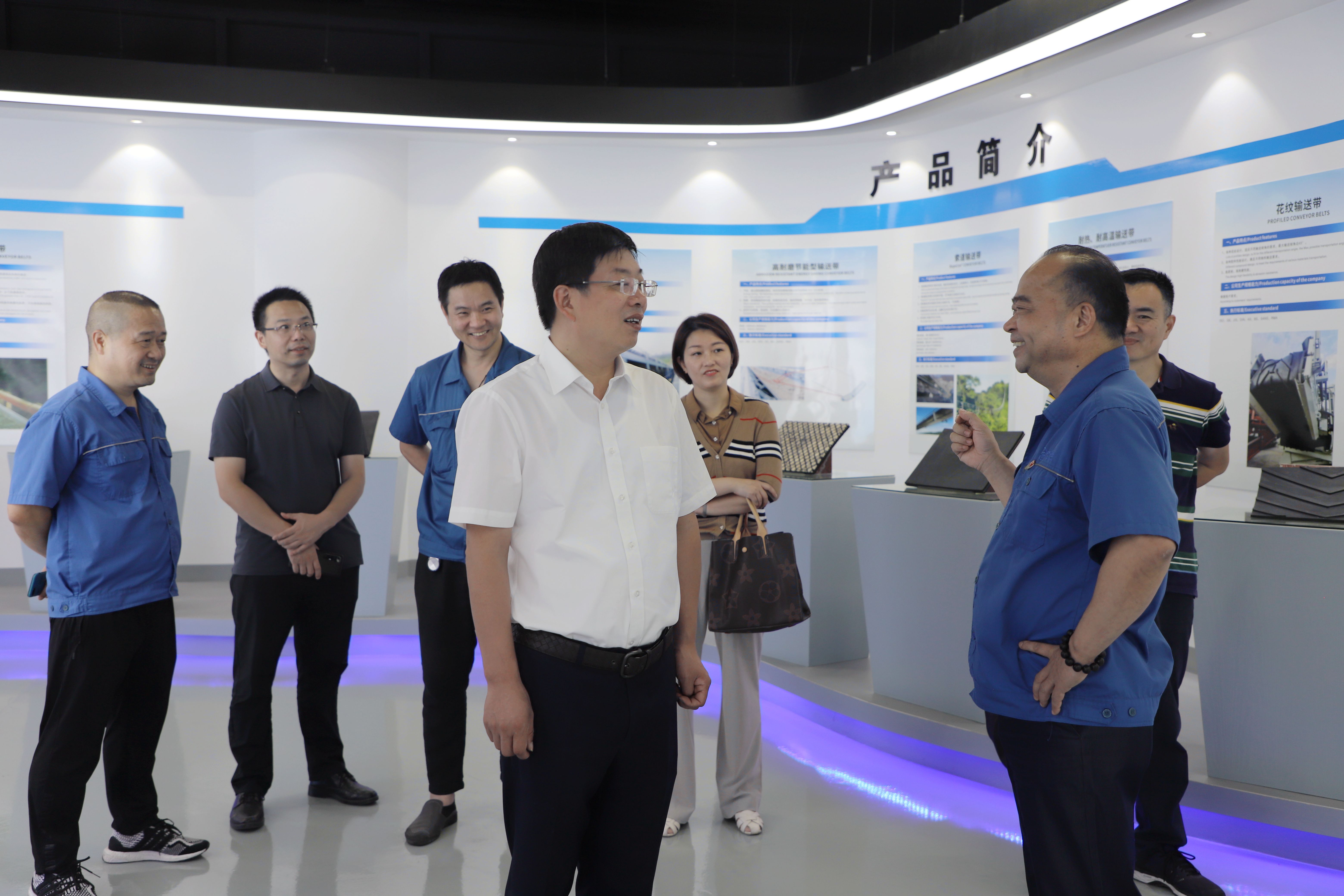 桐乡市常务副市长穆运安一行莅临双箭股份考察指导